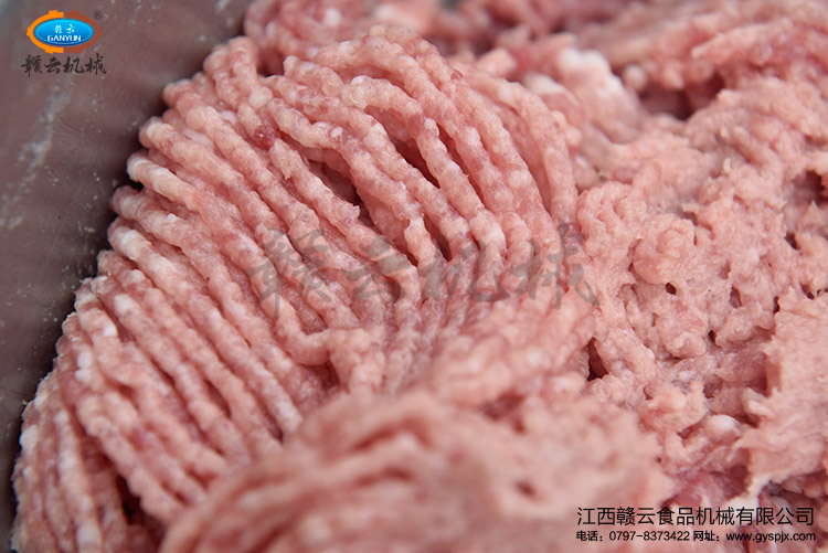 絞肉機(jī)絞出來的豬肉